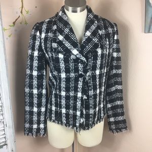 Women’s Tweed Blazer Sweater